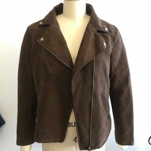 Uniqlo Suede Biker Jacket